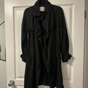 Babaton Black Lawson Trench Coat